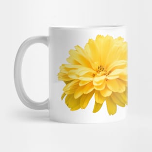 Yellow Dahlia Flower Summer Mug
